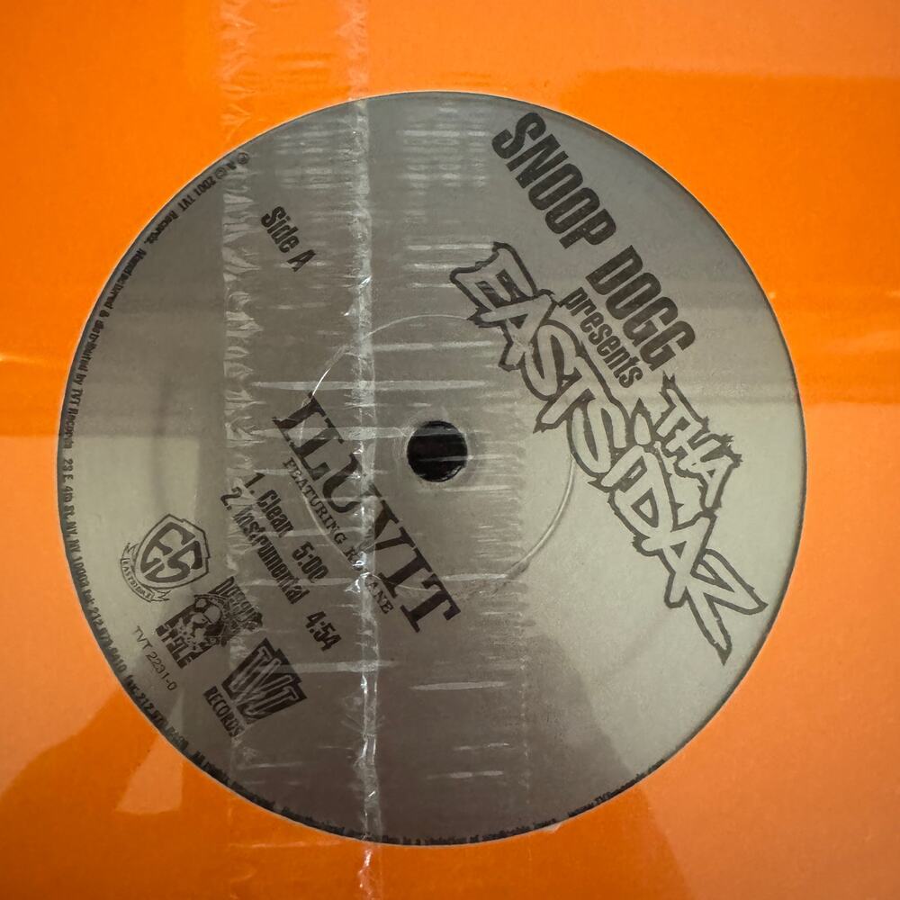 Snoop Dogg and the Eastsidaz Record 2001 Album ILUVIT Orange Clean & Explicit